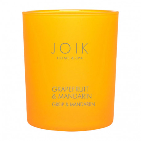 Scented candle JOIK Grapefruit & mandarin in a glass cup 150g