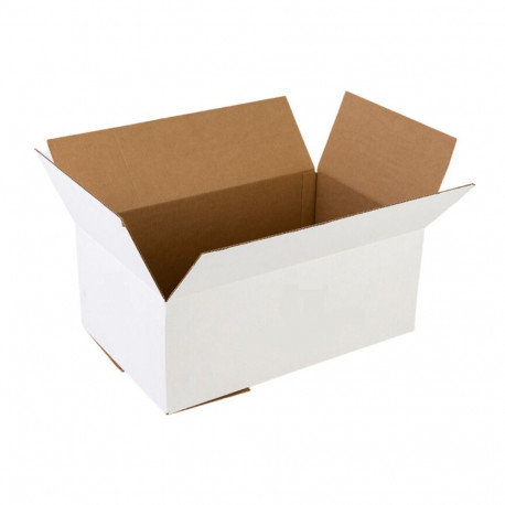 Lainepappkast 265x148x216mm, 0201, B, 3-kihiline pruun/valge