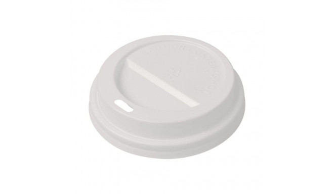 Kohvitopsi kaas 300ml topsile 50tk/pk valge