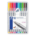 Tindipliiatsite komplekt STAEDTLER Triplus Fineliner 334 0,3mm 10 värvi