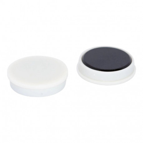 Magnet grey - 24 mm, holding power 3N, height 7 mm, 6 magnets per blister card