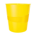 Waste bin Leitz Plus 15L WOW Yellow