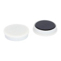 Whiteboard magnet 13mm white 8pcs in a pack