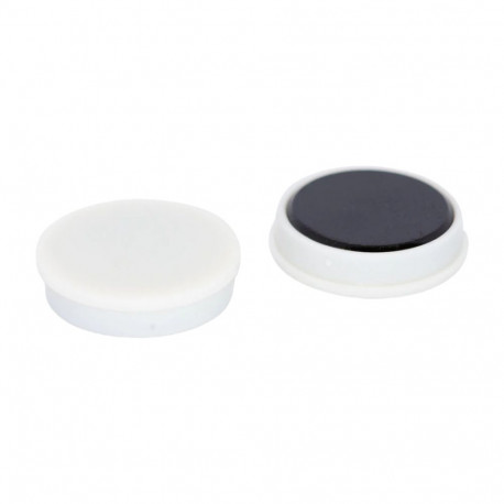 Magnet 13mm Nobo White Pack of 10