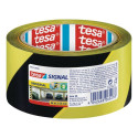 Adhesive tape/danger tape TESA 50mm x 66m yellow-black