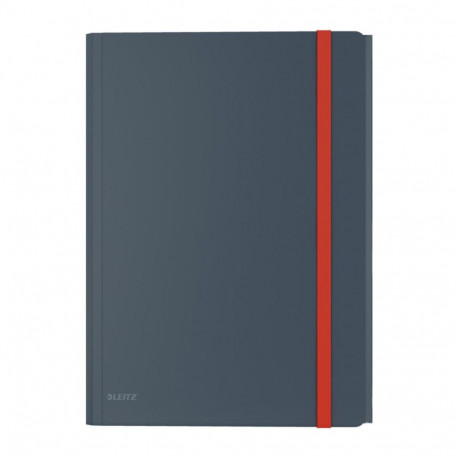 3 Flap Folder Leitz Cosy A4 PP Grey