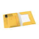 3 Flap Folder Leitz Cosy A4 PP Yellow