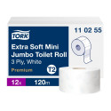 Toilet paper 3-layer TORK Extra Soft Mini Jumbo Premium T2 120m (110255)