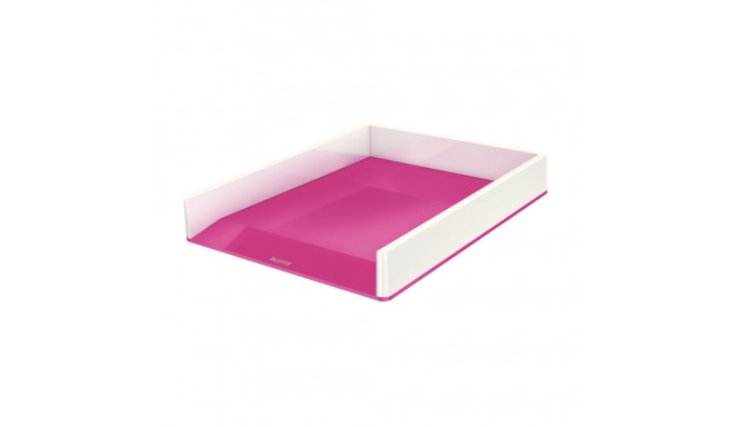 Letter Tray WOW Dual colour Pink Metalic