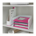Letter Tray WOW Dual colour Pink Metalic