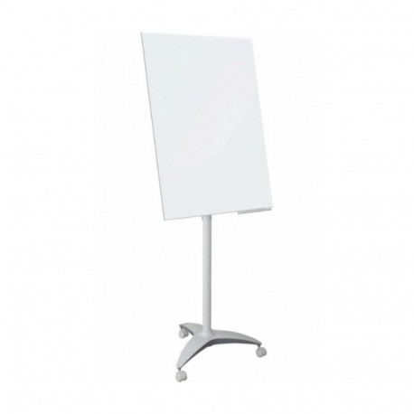 Lecture board made of glass (700x1000mm) white 2x3