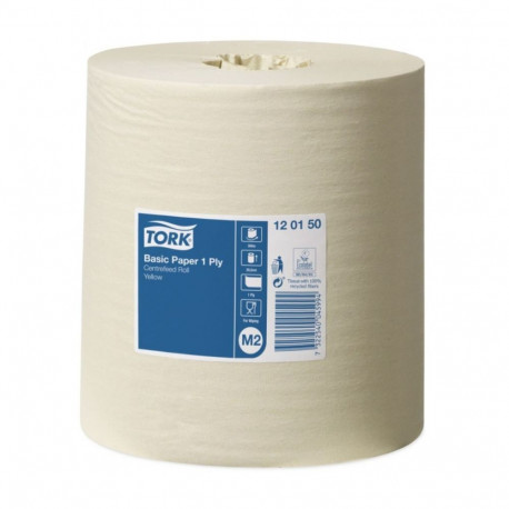 Rullkätepaber 1-kihiline TORK Basic M1 20cmx300m kollane (120150)