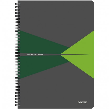 Notebook Leitz Office Card A4 Squ. Green