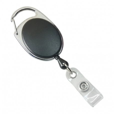 Kaardihoidja JO-JO karabiinkinnitusega must