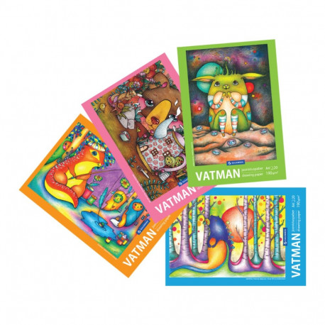 Joonistusplokk A4 VATMAN 190g 20 lehte