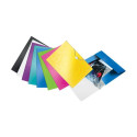 Plastmapp A4 kummiga LEITZ WOW türkiis