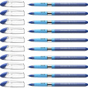 Ballpoint pen, 0,5 mm, cap, SCHNEIDER "Slider M", blue