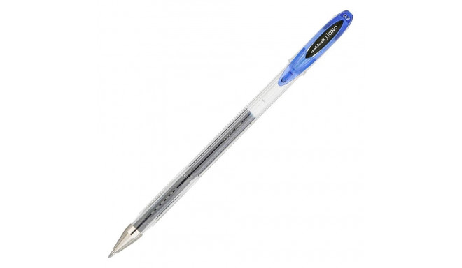 Gel pen with cap UNI-BALL UM-120 0.7mm light blue