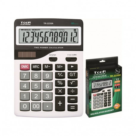Kalkulaator TOOR TR-2235 12 kohaline suured nupud