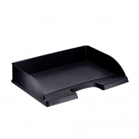 Dokumendisahtel LEITZ Plus A4 avatud pikemast küljest must