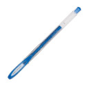 Gel pen with cap UNI-BALL UM-120SP 1.0mm metallic blue