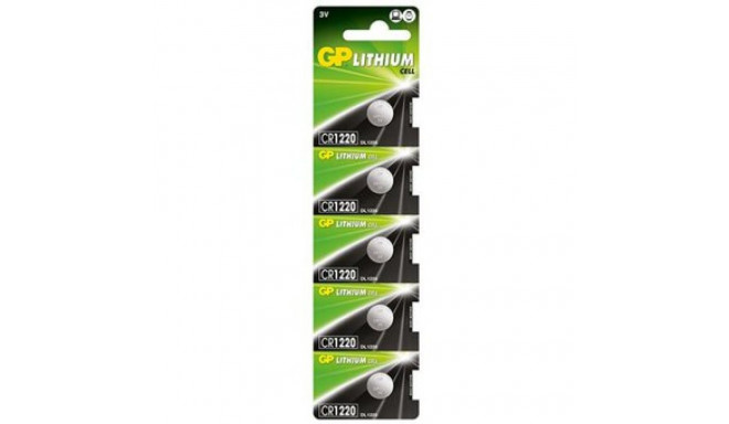 GP CR1220 batteries 5 pcs.