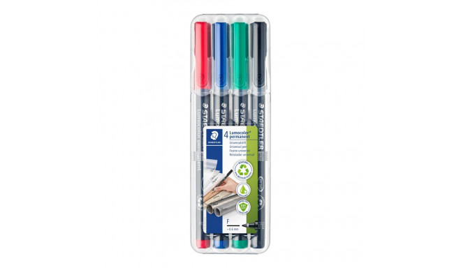 OHP kilemarker STAEDTLER  Lumicolour 318F, 0,6mm, 4 tk.