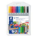 Viltpliiatsid  Staedtler Noris Club 320, 2-otsaga, 12 tk.