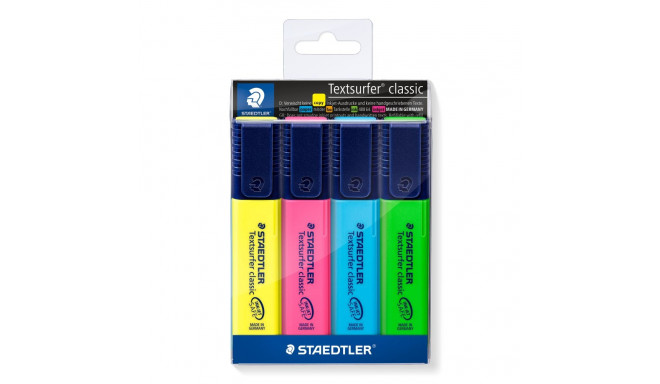 Tekstimarker Staedtler Textsurfer classic 364, 4 tk.