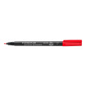 Marker permanentne Staedtler Lumocolor F/0,6 mm,  punane Marker permanentne Staedtler Lumocolor F/0,6 mm,  punane