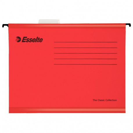 Rippkaaned Esselte Classic A4, punane (2 tk)