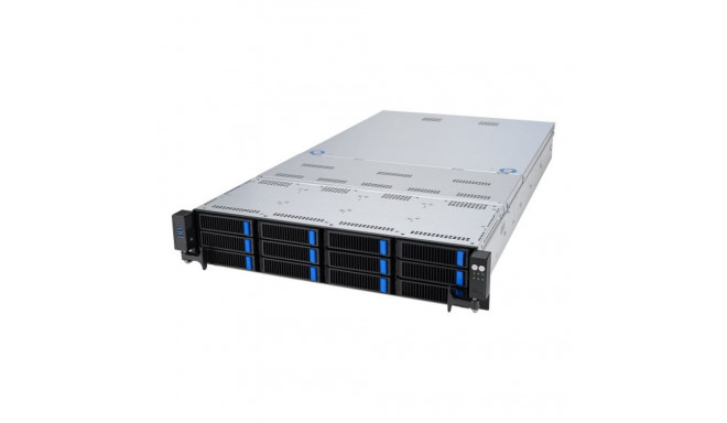 ASUS RS720-E11-RS12U Intel C741 Rack (2U) Must, Hõbe