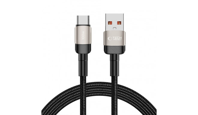 TECH-PROTECT ULTRABOOST EVO TYPE-C CABLE 100W/5A 200CM TITANIUM