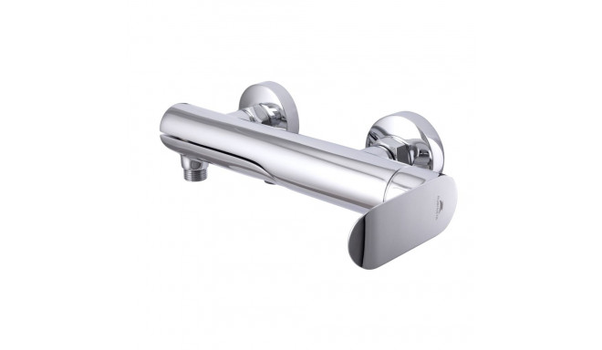 Bathroom faucet RUBINETA ULTRA 10/K, with short swivel spout, with shower system