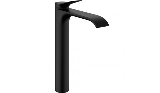 Washbasin mixer Hansgrohe 75040670, with bottom valve, black matt