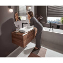 Washbasin mixer Hansgrohe 75040670, with bottom valve, black matt