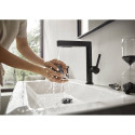 Washbasin mixer with pull-out sprayer Hansgrohe Finoris 76063670, black matt