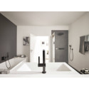 Washbasin mixer with pull-out sprayer Hansgrohe Finoris 76063670, black matt