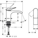 Washbasin faucet Hansgrohe Vivenis 75013000
