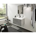 Washbasin mixer with pull-out sprayer Hansgrohe Finoris 76063670, black matt