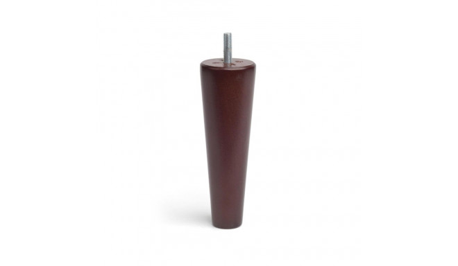 CONICAL WOODEN LEG D50 L150MM DARK LACQ