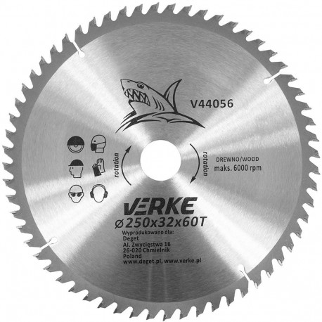 Saeketas puidule 250x32x60z VERKE