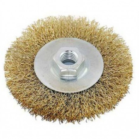 Birste slīpmašīnai diskveida M14 misiņa sari 100mm, EGA