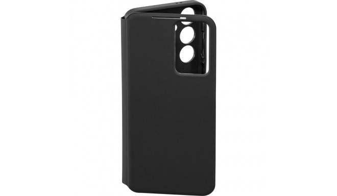 Samsung Galaxy S24+ Clear View Wallet Cover -ümbris, must