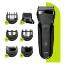 Braun Series 3 Shave&Style 300BT -parranajokone