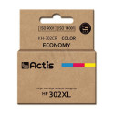 ACTIS KH-302CR (replacement HP 302XL F6U67AE; Premium; 21 ml; MultiColor)