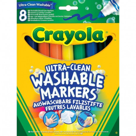Crayola Felt-tip pens super washable 8 pcs. (58-8328)