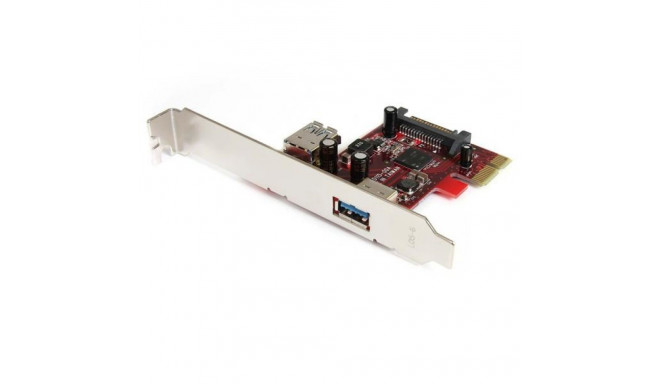 StarTech.com 2 port PCI Express SuperSpeed USB 3.0 Card with UASP Support - 1 Internal 1 External