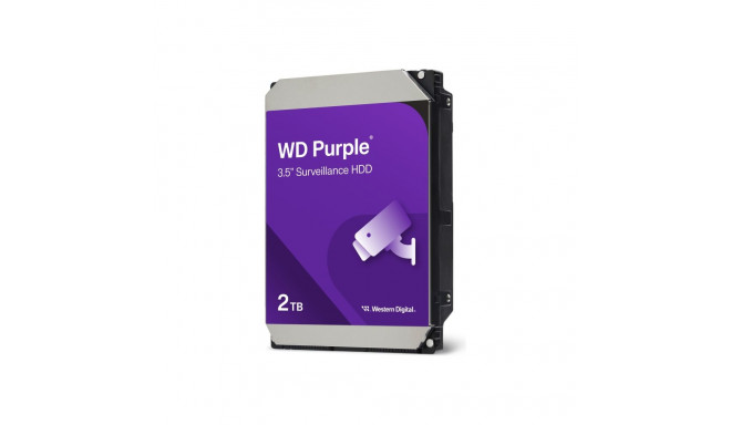 Western Digital | Hard Drive | Purple WD23PURZ | N/A RPM | 2000 GB