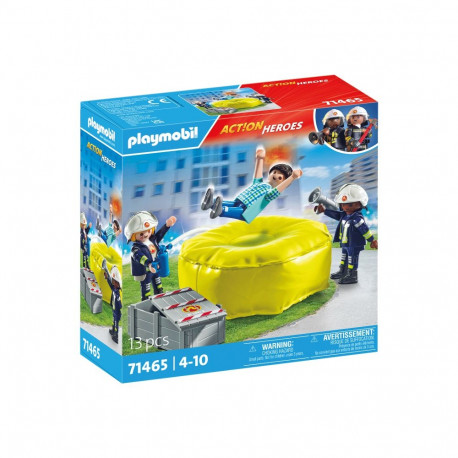PLAYMOBIL ACTION HEROES Õhkpadjaga tuletõrjuja 71465